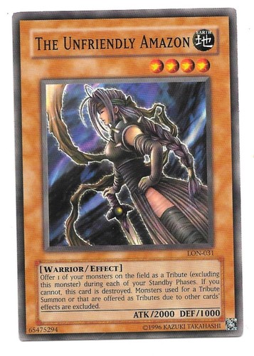 The unfriendly amazon lon - unfriendly, lon-031-
