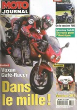 MOTO JOURNAL N°1353 VOXAN CAFE-RACER / HONDA VRX 400 / APRILIA RSV 1000 VS SP