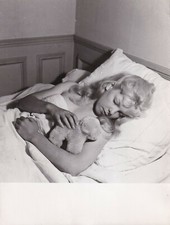 Cécile Aubry par Serge Lido vers 1949 Original Vintage Tampon du Photographe