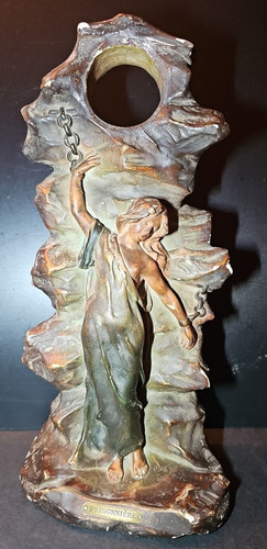 Xixe 1900 statue plâtre - en,