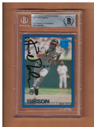 Kirk gibson autographed 1995 - kirk,