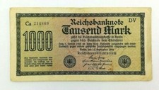 Billet Reichsbanknote 1000