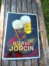 PLAQUE EMAILLEE PUBLICITAIRE MARQUES BIERE GARANTI EMAIL NEUF FAB FRANCE PROMO