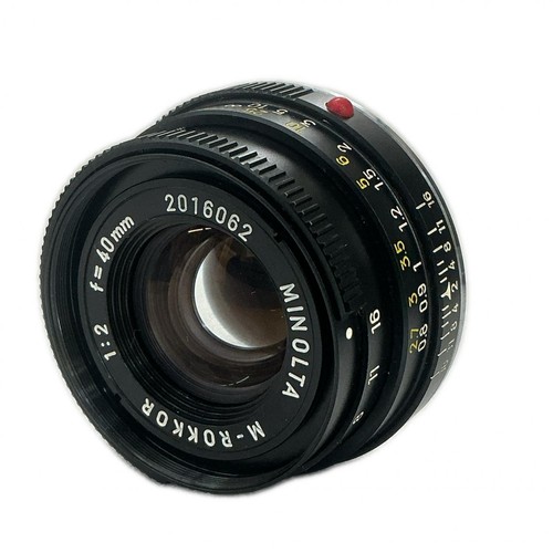 Objectif minolta rokkor 40mm - objectif,