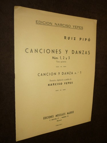 Partitions guitare ruiz pipo - partitions,