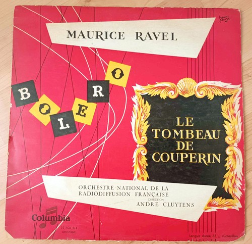 Vinyl ravel cluytens - vinyl, lp