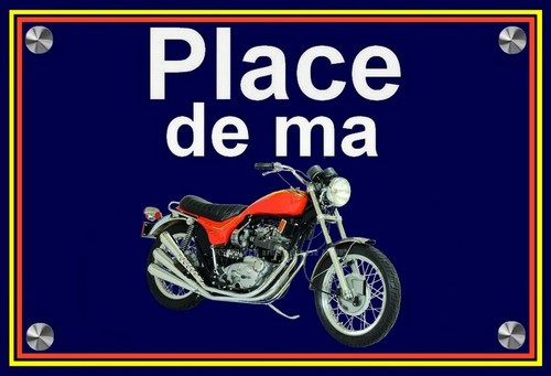 Plaque place ma triumph - plaque, "