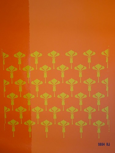 Planche papier peint - papier, xx°