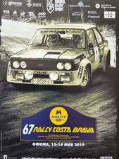 PROGRAMME 67 RALLY COSTA BRAVA GIRONA VHC FIAT 131 ABARTH 037 911 M3 R5 COSWORTH