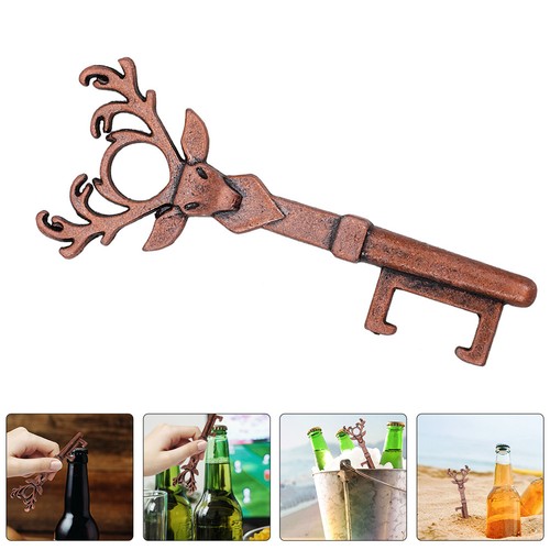 Ouvre bouteille tête cerf - ,