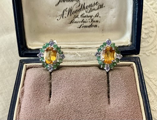 Citrine émeraude tanzanite - Émeraude,,