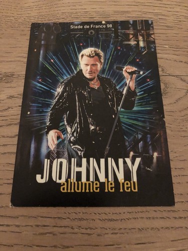 Johnny hallyday carte - carte, postale