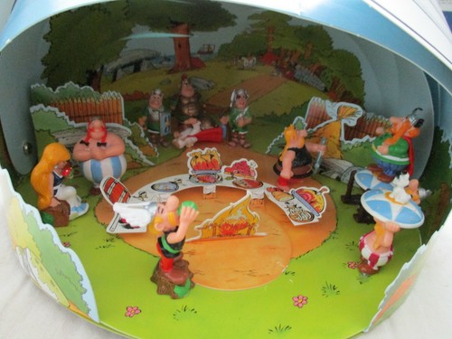 Diorama casque asterix - diorama, d'asterix