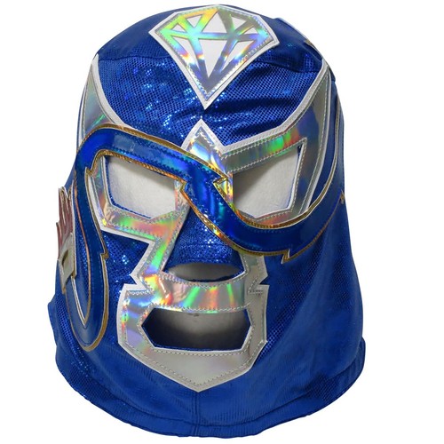 Masque lutte blue diamante - blue,