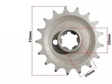 MZ ETZ 250 17z W pignon avant