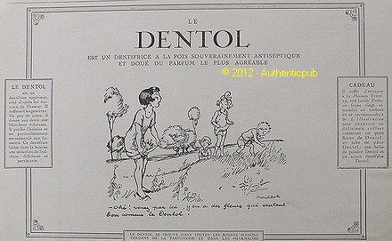 Publicite dentol dentifrice - publicite,