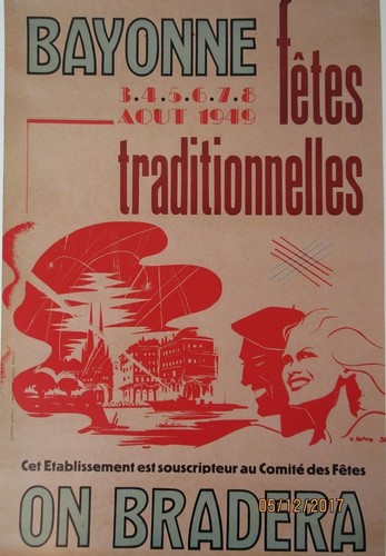 Affiche des fêtes bayonne - des,