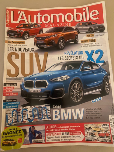 Automobile magazine 847 - l'automobile, n°847