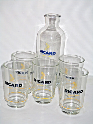 Ricard carafe 5 verres - ricard,