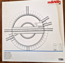 MÄRKLIN HO 7286 - Pont tournant platine vinyle AC Elektro-Drehscheibe