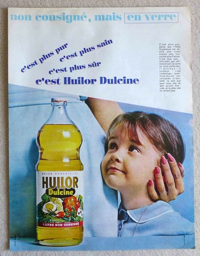 Publicité advertising huile - publicité,