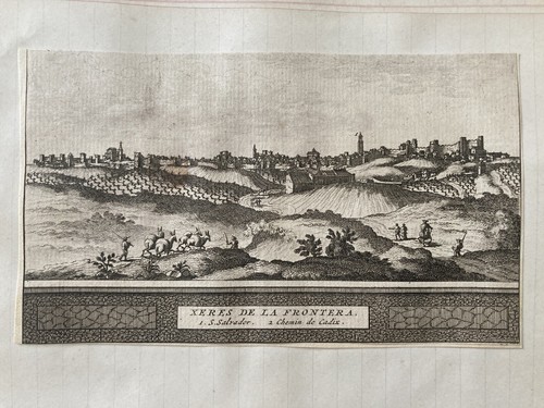 Gravure vue xeres de - gravure,