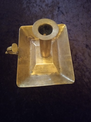 Bougeoir ancien cuivre - ancien, en