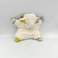 Doudou semi plat mouton blanc