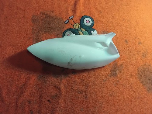 Carénage arrière moto dirt