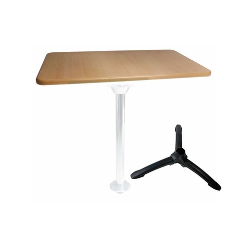Kit complet table pied - complet, pour