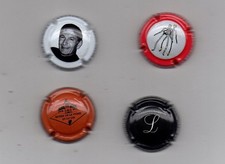 Lot 4 capsules champagne LAUNOIS
