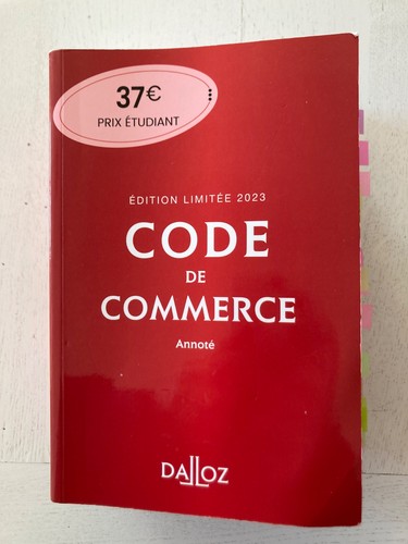 Code commerce édition - code, du