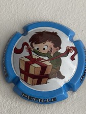 Capsule de champagne Deville Jean-Paul nr 7.e Contour bleu clair