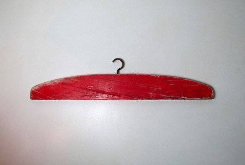 Ancien cintre bois peint - cintre, en