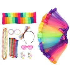 Ensemble de déguisement fluo