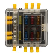  Support de boîte à fusibles à 6 voies avec indicateur d'avertissement à LED