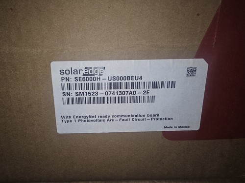 Solaredge se6000h us000beu4 - solaredge, se6000h-us000beu4
