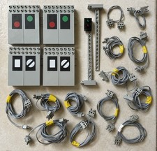 LEGO Train 12v : Lot boîtiers Câbles Télécommandes Aiguillages & Feux bicolores