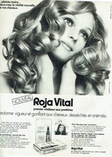 Publicité Advertising 1120 1972   Roja Vital  vitaliseur vitaminé cheveux
