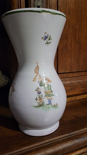 Vase faïence moustiers - vase,