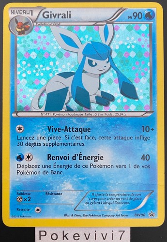 Carte pokemon givrali bw90 - carte,