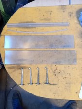 2x Étagère murale en verre 60 x 12 Cm 5 mm Avec Équerre Et Butée 