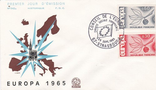 France 1965 fdc europa yt - europa,