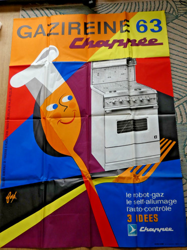 Affiche publicitaire ancienne