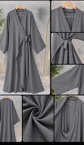 Peignoir femme gris - , style