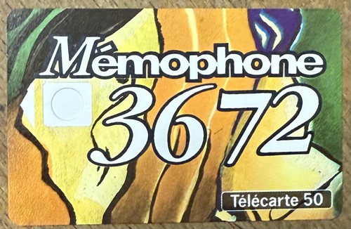 Telecarte 3672 50u v - r°,