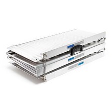 Rampe Fauteuil roulant Rampe d'accès 213 cm 270kg 2x Pliable Aluminium Véhicule