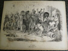 GRANDVILLE Litho CARICATURE