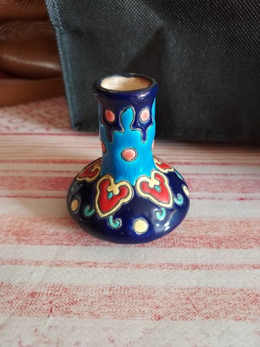 Petit vase emaux longwy - en, de