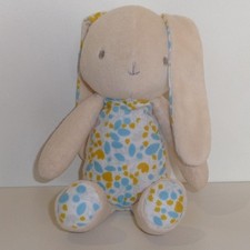 Doudou Lapin Klorane - Bleu jaune
